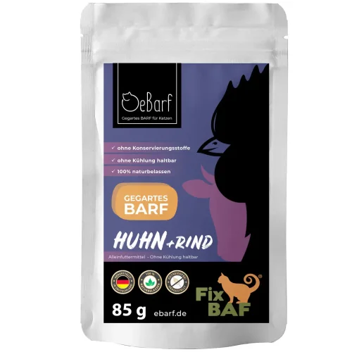 Menú completo de pollo & carne de res - Fix-BAF® (cocido)